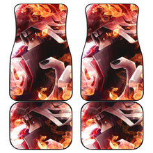 Load image into Gallery viewer, Itachi Akatsuki ART Fire Car Floor Mats Akatsuki Anime Car Accessorries Ci102304