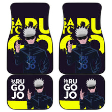 Load image into Gallery viewer, Satoru Gojo Jujutsu KaiSen Yellow Car Mats Anime Car Mats Ci0623