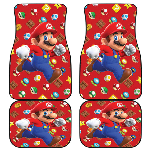 Super Mario Car Floor Mats Custom For Fans Ci221219-10