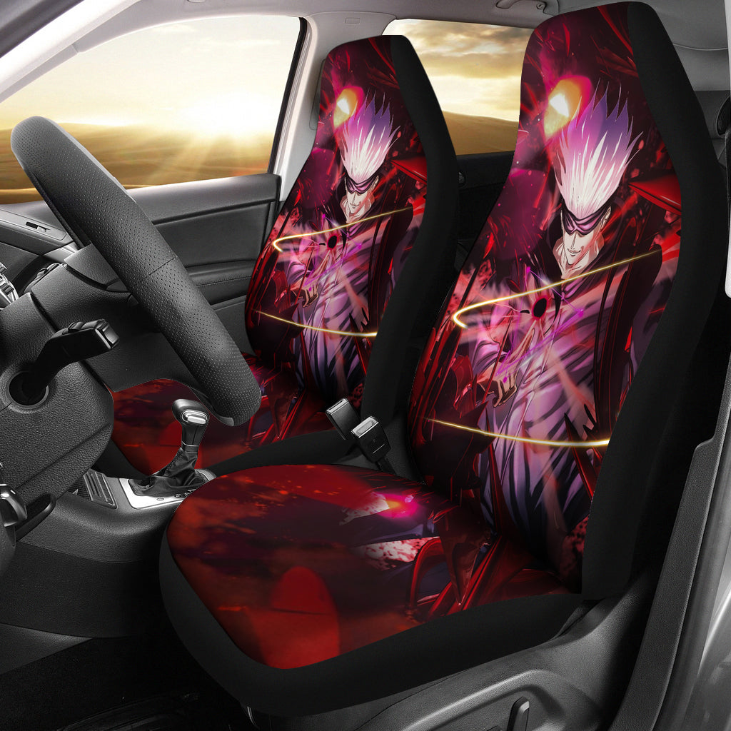 Megumi Fushiguro Car Seat Covers Jujutsu KaiSen Anime Fan Ci0608