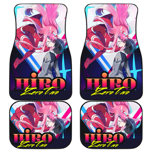 Zero Two Hiro Anime Car Floor Mats Fan Gift Ci0715