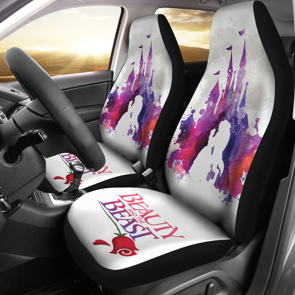 Beauty And The Beast Car Seat Covers Custom For Fans Ci221212-06