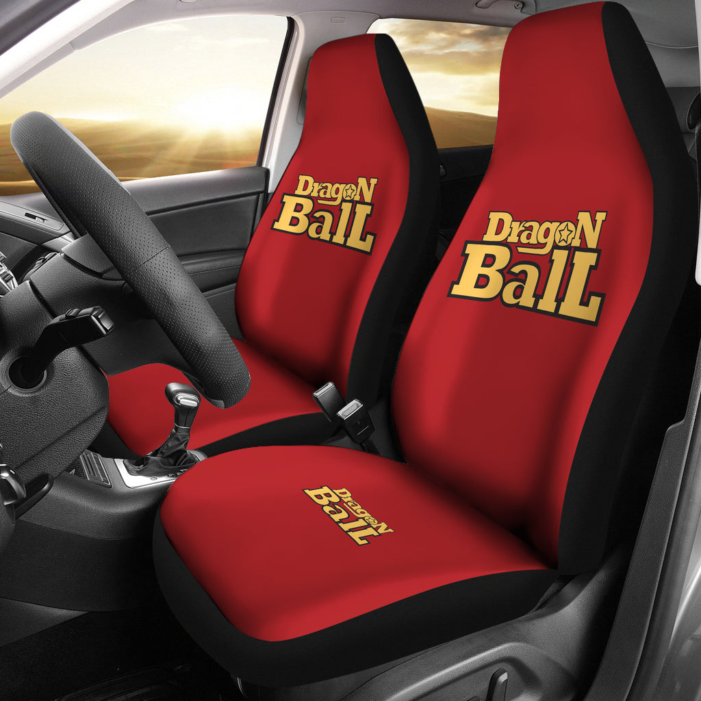 Dragon Ball Text Anime Car Seat Covers Anime Car Accessories Ci082