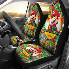 Load image into Gallery viewer, Super Mario Car Seat Covers Custom For Fans Ci221219-01