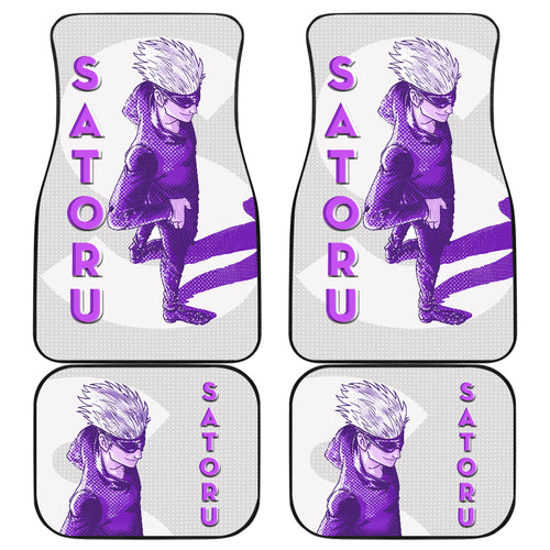 Satoru Gojo Jujutsu KaiSen Car Floor Mats Anime Car Mats Violet Fans Gift Ci0622