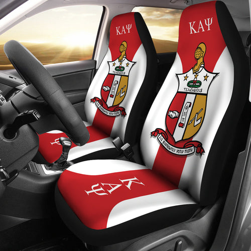 Kappa Alpha Psi Fraternities Car Seat Covers Custom For Fans Ci230206-04