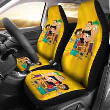 Load image into Gallery viewer, Phineas &amp; Ferb Car Seat Covers Custom For Fans Ci221208-02