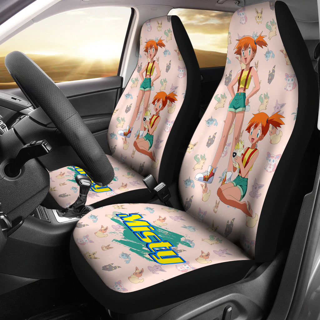 Anime Misty Pokemon Car Seat Covers Pokemon Car Accessorries Ci111101