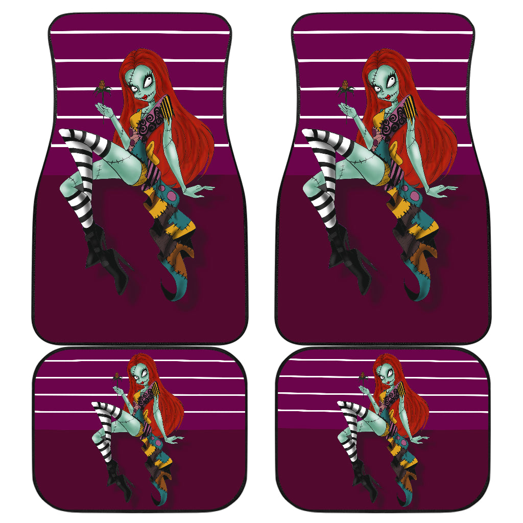 Nightmare Before Christmas Cartoon Car Floor Mats - Naughty Sexy Sally Fanart Car Mats Ci101404