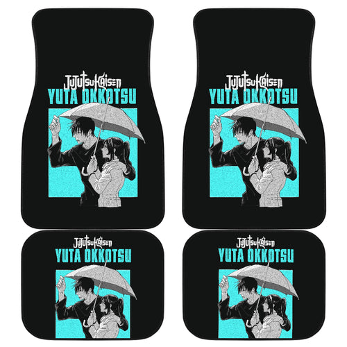 Yuta Okkotsu Couple Car Floor Mats Jujutsu Kaisen Anime Car Mats Ci0708
