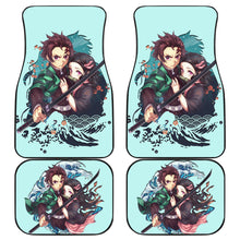 Load image into Gallery viewer, Tanjiro &amp; Nezuko Car Floor Mats Demon Slayer Anime Car Mats Ci0606