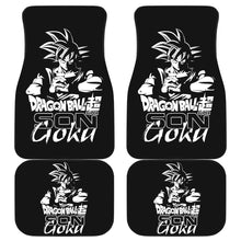 Load image into Gallery viewer, Dragon Ball Black And White Car Floor Mats Goku Kid Anime Car Mats Ci0727