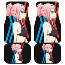 Load image into Gallery viewer, Zero Two Anime Sexy Girl Car Floor Mats Fan Gift Ci0719