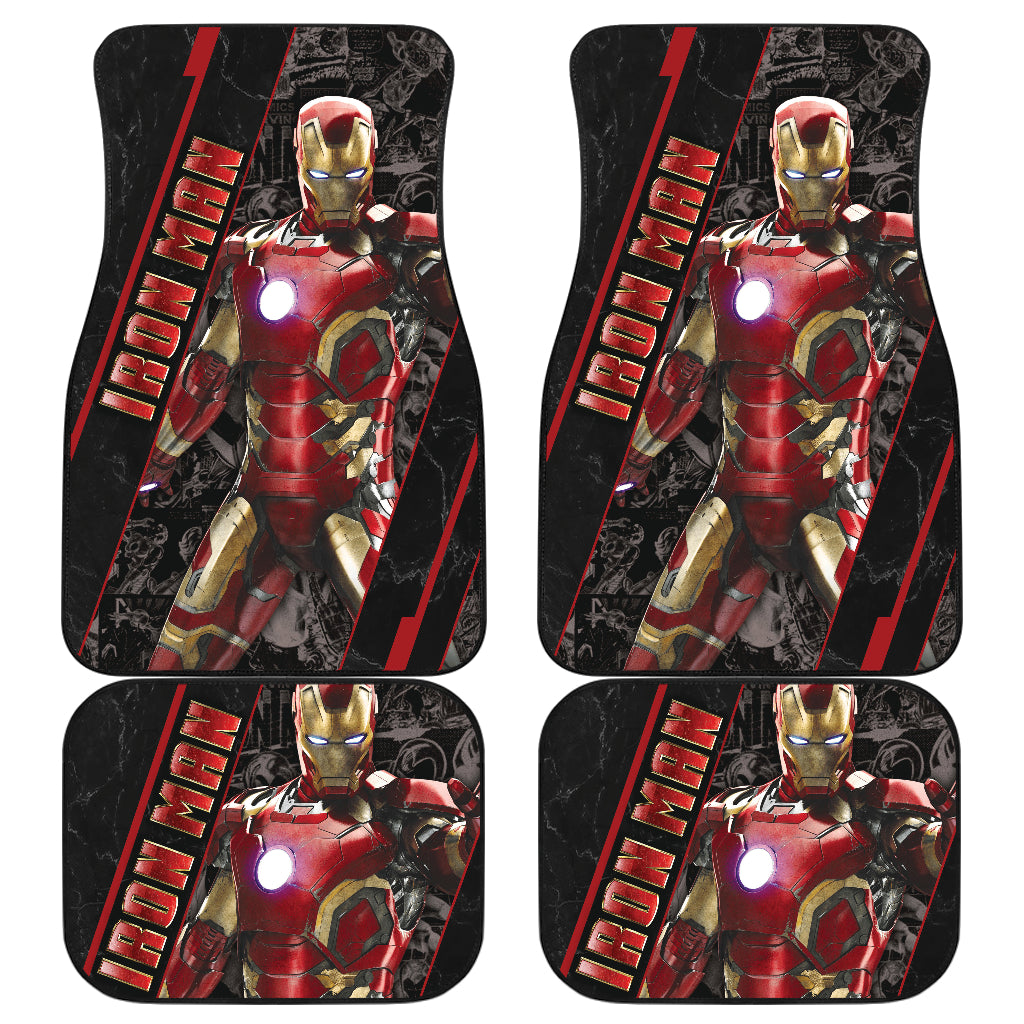 Iron Man Car Floor Mats Custom For Fans Ci221227-08