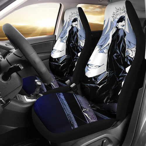 Megumi Fushiguro Car Seat Covers Jujutsu KaiSen Anime Fan Gift Ci0608