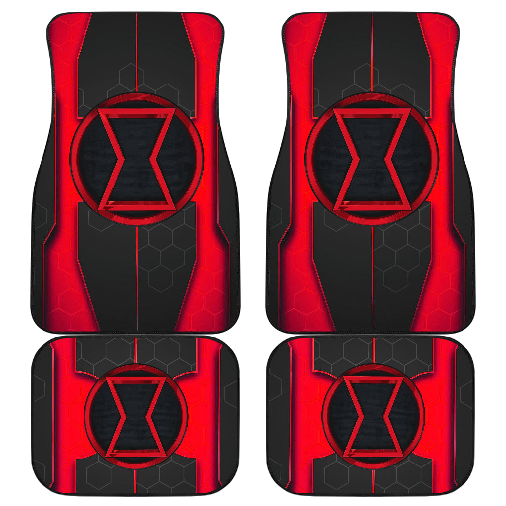 Black Widow Natasha Car Floor Mats Car Accessories Ci220530-01