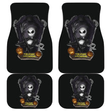 Load image into Gallery viewer, Nightmare Before Christmas Cartoon Car Floor Mats - Evil Jack Skellington With Crying Pumpkin Portrait Car Mats Ci092801