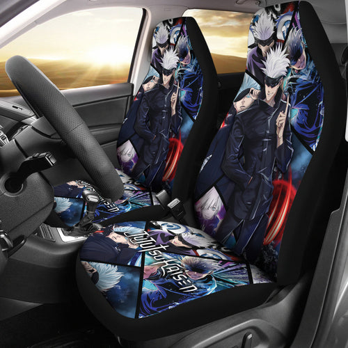 Satoru Gojo Car Seat Covers Jujutsu Kaisen Custom For Fans Ci221222-03