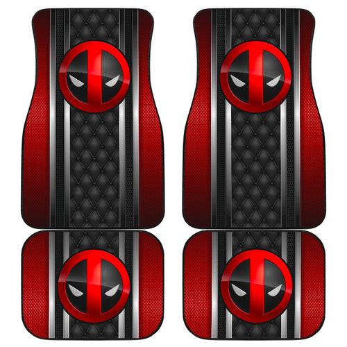 Deadpool Car Floor Mats Glossy Style Car Accessories Ci220329-02