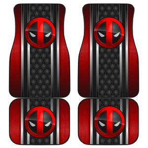 Deadpool Car Floor Mats Glossy Style Car Accessories Ci220329-02