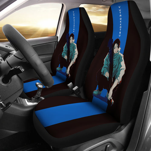 Yuta Okkotsu Blue Style Car Seat Covers Jujutsu Kaisen Anime Seat Covers Ci70703