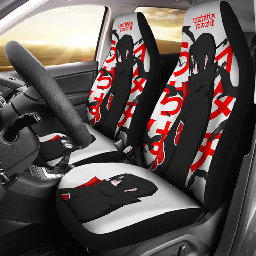 Akatsuki Seat Covers Naruto Anime Car Seat Covers Ci101902