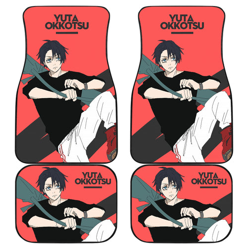 Yuta Okkotsu Style Car Floor Mats Jujutsu Kai Sen Car Mats Ci0706