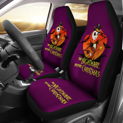 Nightmare Before Christmas Cartoon Car Seat Covers | Cartoon Jack Skellington Magician Seat Covers Ci092701