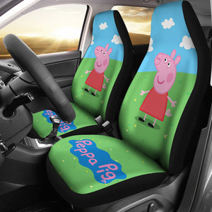 Peppa Pig Car Seat Covers Custom For Fans Ci221213-03