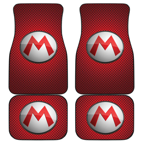 Super Mario Car Floor Mats Custom For Fans Ci221220-06