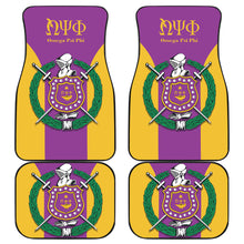 Load image into Gallery viewer, Omega Psi Phi Fraternities Car Floor Mats Custom For Fans Ci230206-07