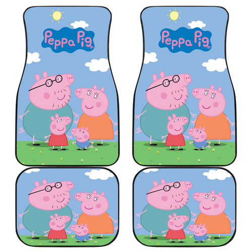 Peppa Pig Car Floor Mats Custom For Fans Ci221213-09