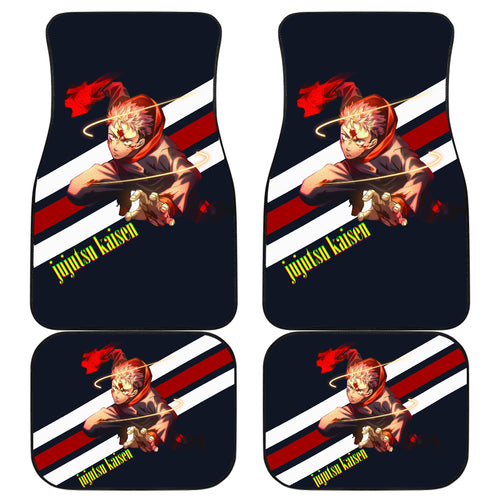 Yuji Itadori Car Floor Mats Jujutsu Kai Sen Anime Car Mats Ci0612