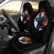 Load image into Gallery viewer, Kamado Tanjiro Car Seat Covers Demon Slayer Anime Seat Covers Ci0606