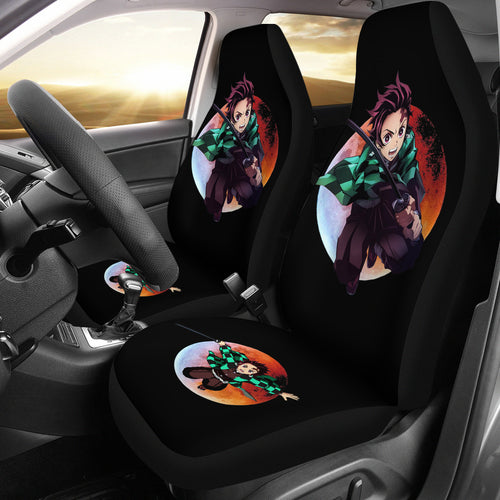 Kamado Tanjiro Car Seat Covers Demon Slayer Anime Seat Covers Ci0606