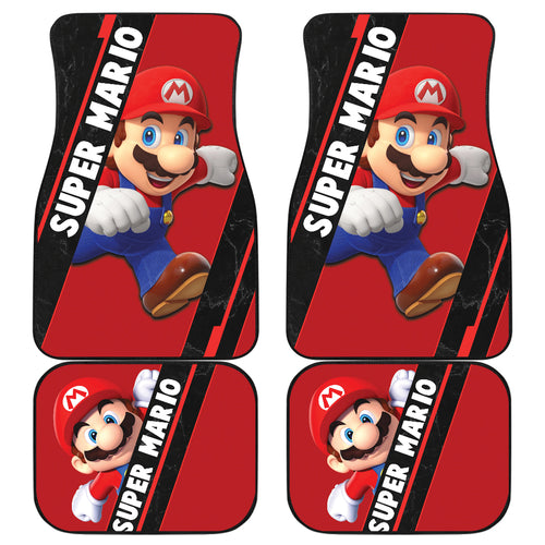 Super Mario Car Floor Mats Custom For Fans Ci221219-09