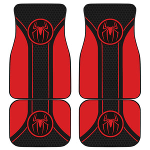 Spider Man Logo Car Floor Mats Custom For Fans Ci230104-06a