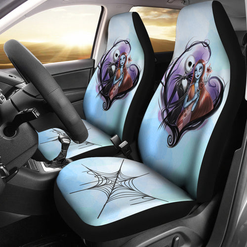 Nightmare Before Christmas Cartoon Car Seat Covers | Pretty Jack And Sally Couple Love Seat Covers Ci092505
