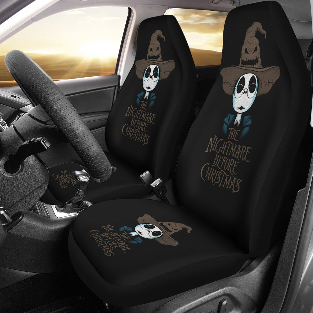 Nightmare Before Christmas Cartoon Car Seat Covers - Jack Skellington The Nerd Witch Harry Potter Seat Covers Ci101204