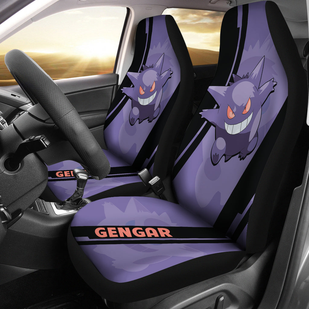 Gengar Pokemon Car Seat Covers Style Custom For Fans Ci230118-01