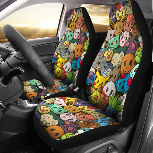 Anime All Of Pokemon Car Seat Covers Pokemon Car Accessorries Ci110902