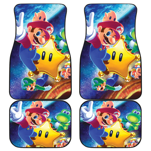 Super Mario Car Floor Mats Custom For Fans Ci221220-09