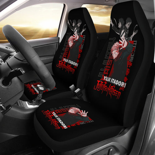 Yuji Itadori Jujutsu KaiSen Type Car Seat Covers Anime Fan Accessories Ci0612