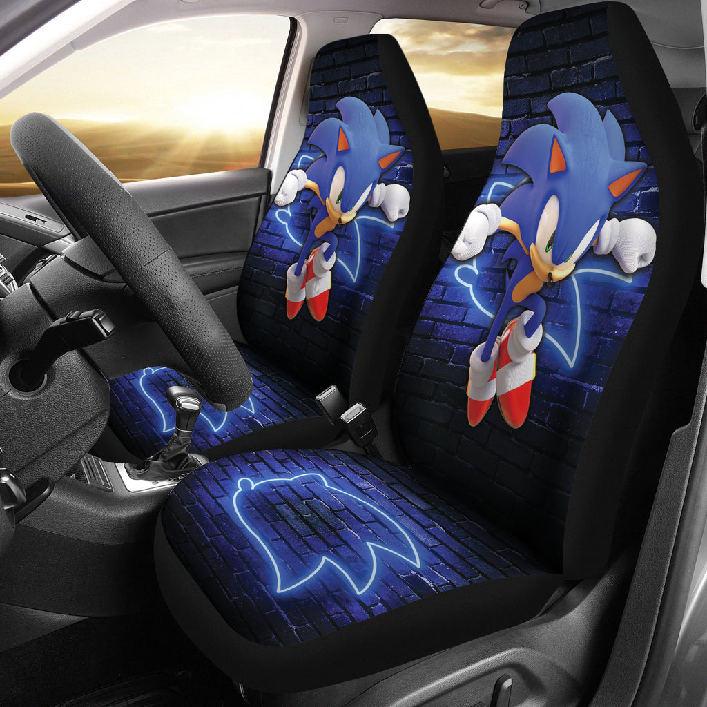 Sonic The Hedgehog Car Seat Covers Movie Car Accessories Custom For Fans Ci22060602