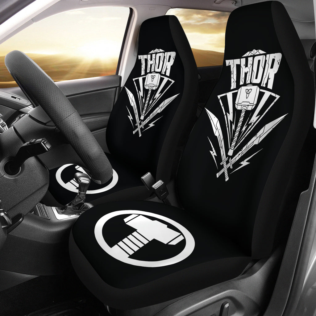 Thor Hammer Logo Car Seat Covers Car Accessories Ci220714-02