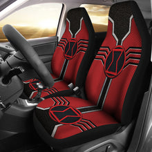 Load image into Gallery viewer, Black Widow Logo Car Seat Covers Custom For Fans Ci230106-04