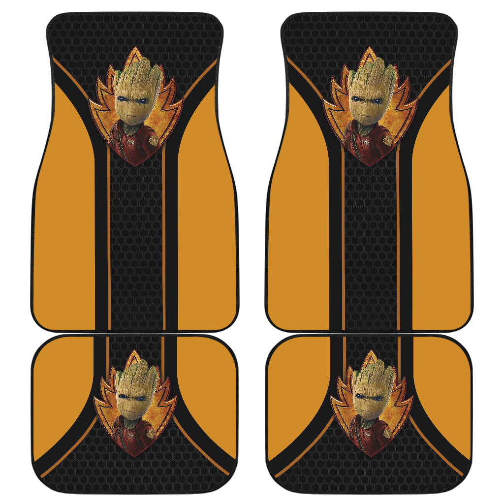 Groot Logo Car Floor Mats Custom For Fans Ci230104-01a