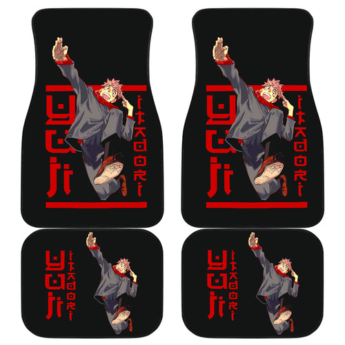 Yuji Itadori KaiSen Funny Car Mats Anime Mats Ci0630