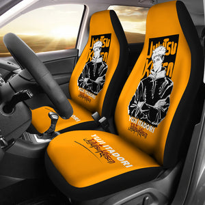 Yuji Itadori Style Jujutsu KaiSen Car Seat Covers Anime Fan Accessories Ci0612