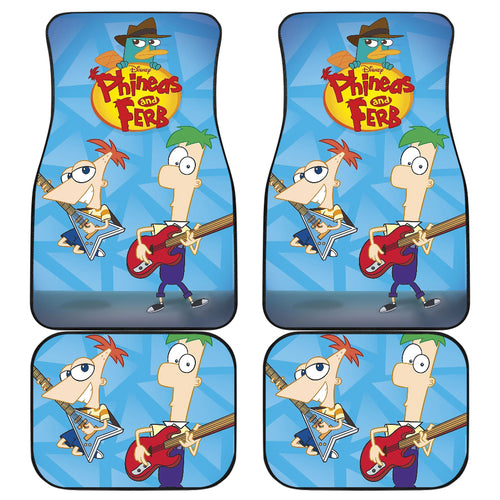 Phineas & Ferb Car Floor Mats Custom For Fans Ci221208-07